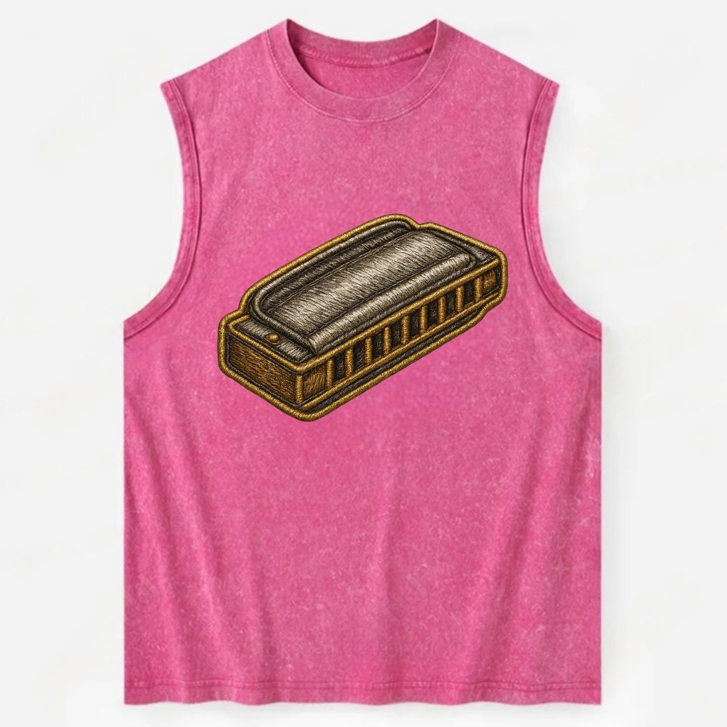 Harmonica  - Vintage Washed Tank - Pink
