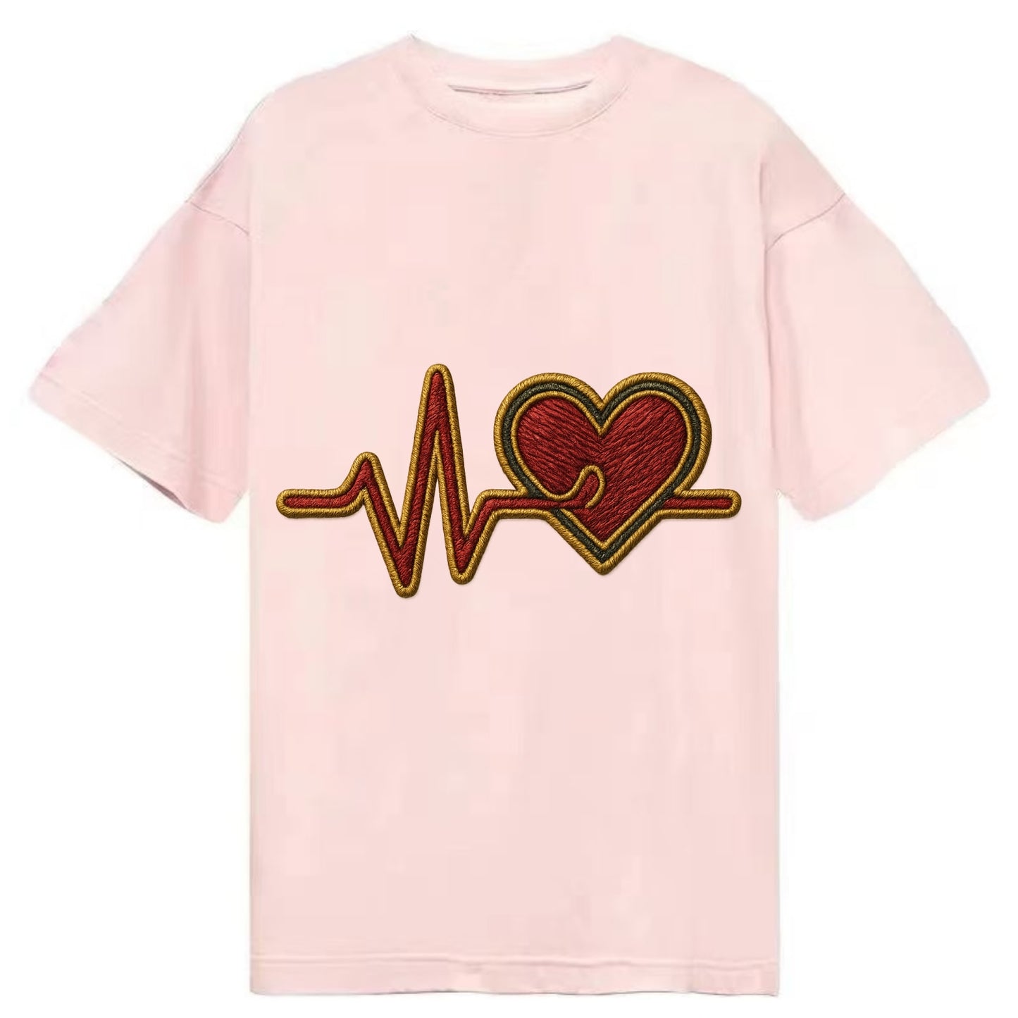 Heartbeat Line  - Classic T-shirt - Pink