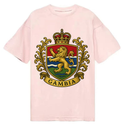 Gambia Heritage Badge  - Classic T-shirt - Pink