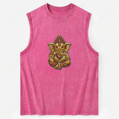 Ganesh - Vintage Washed Tank - Pink
