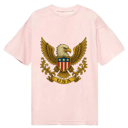 Usa Heritage Eagle 2 - Classic T-shirt - Pink