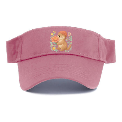Peach Otter - Visor - Pink