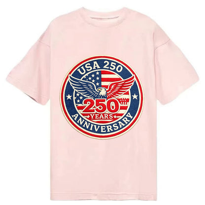 Usa 250th Anniversary Eagle - Classic T-shirt - Pink