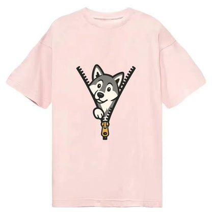 Alaskan Malamute - Classic T-shirt - Pink