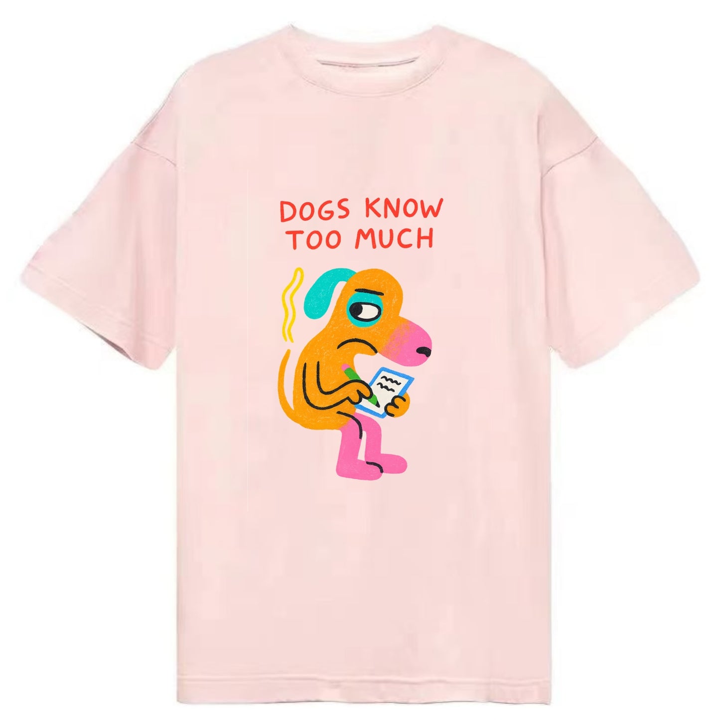 CATS OWN YOU | Cat on throne pointing down - Classic T-shirt - Pink