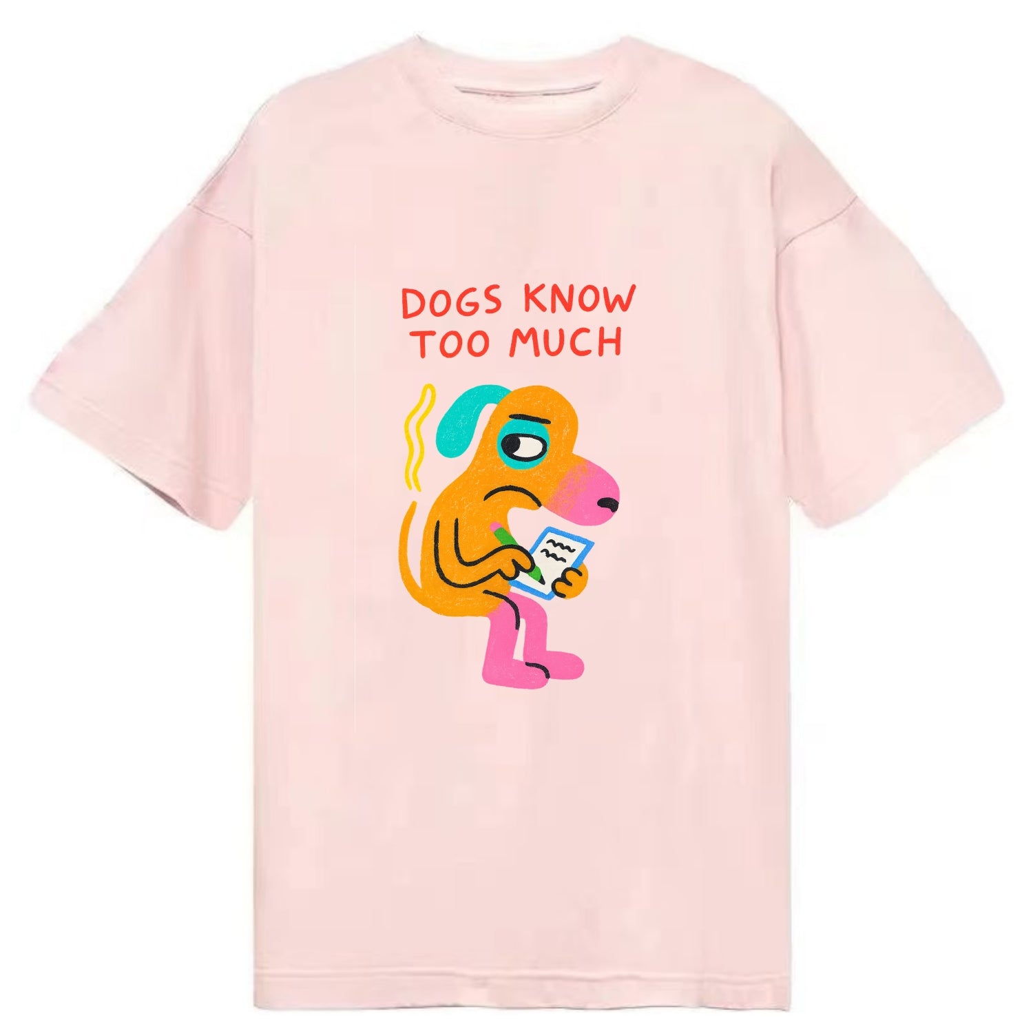 CATS OWN YOU | Cat on throne pointing down - Classic T-shirt - Pink