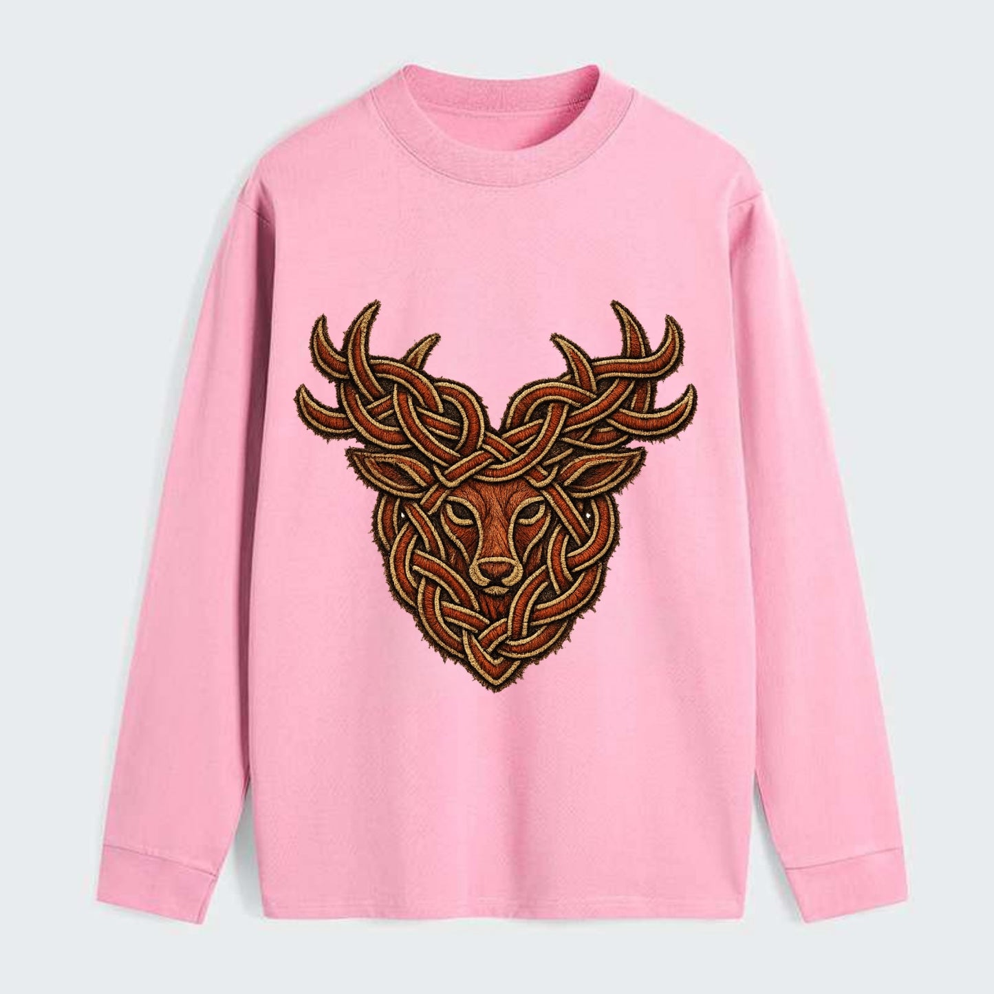 Stag Knot - Classic Long Sleeve Shirt - Pink