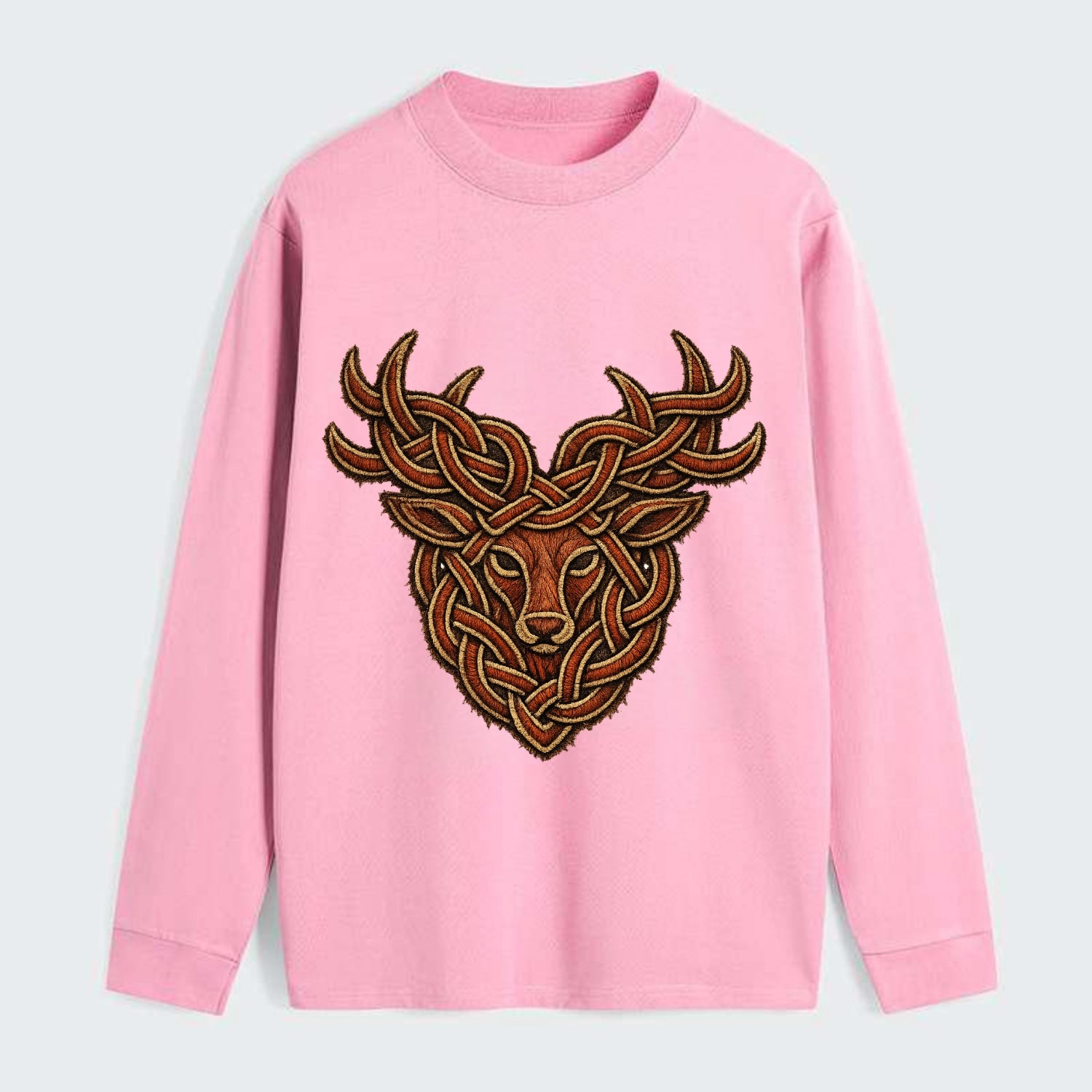 Stag Knot - Classic Long Sleeve Shirt - Pink
