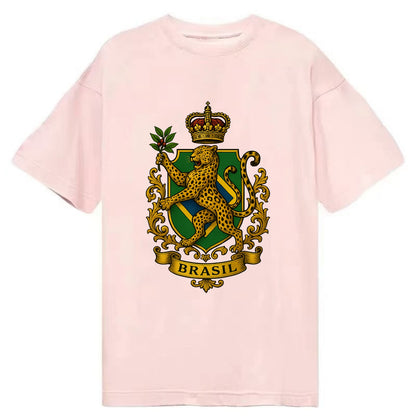 Brazil Jaguar Emblem  - Classic T-shirt - Pink