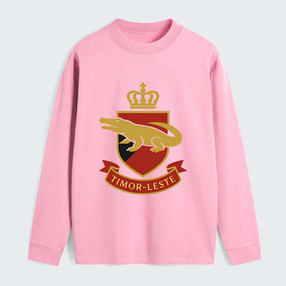Timor-Leste Royal Logo  - Classic Long Sleeve Shirt - Pink