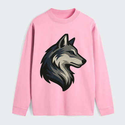 Lone Wolf Wanderer  - Classic Long Sleeve Shirt - Pink