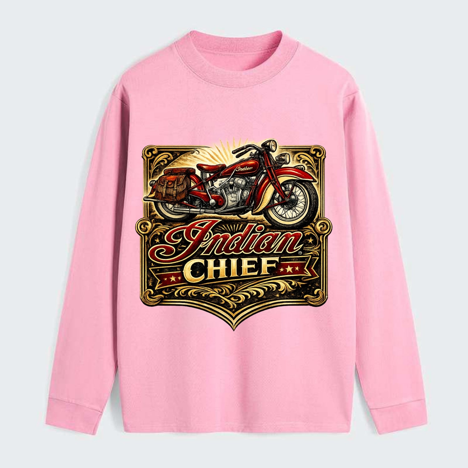 Classic Indian Chief - Classic Long Sleeve Shirt - Pink