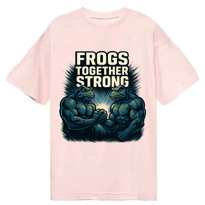 Frogs Together Strong 4 - Classic T-shirt - Pink