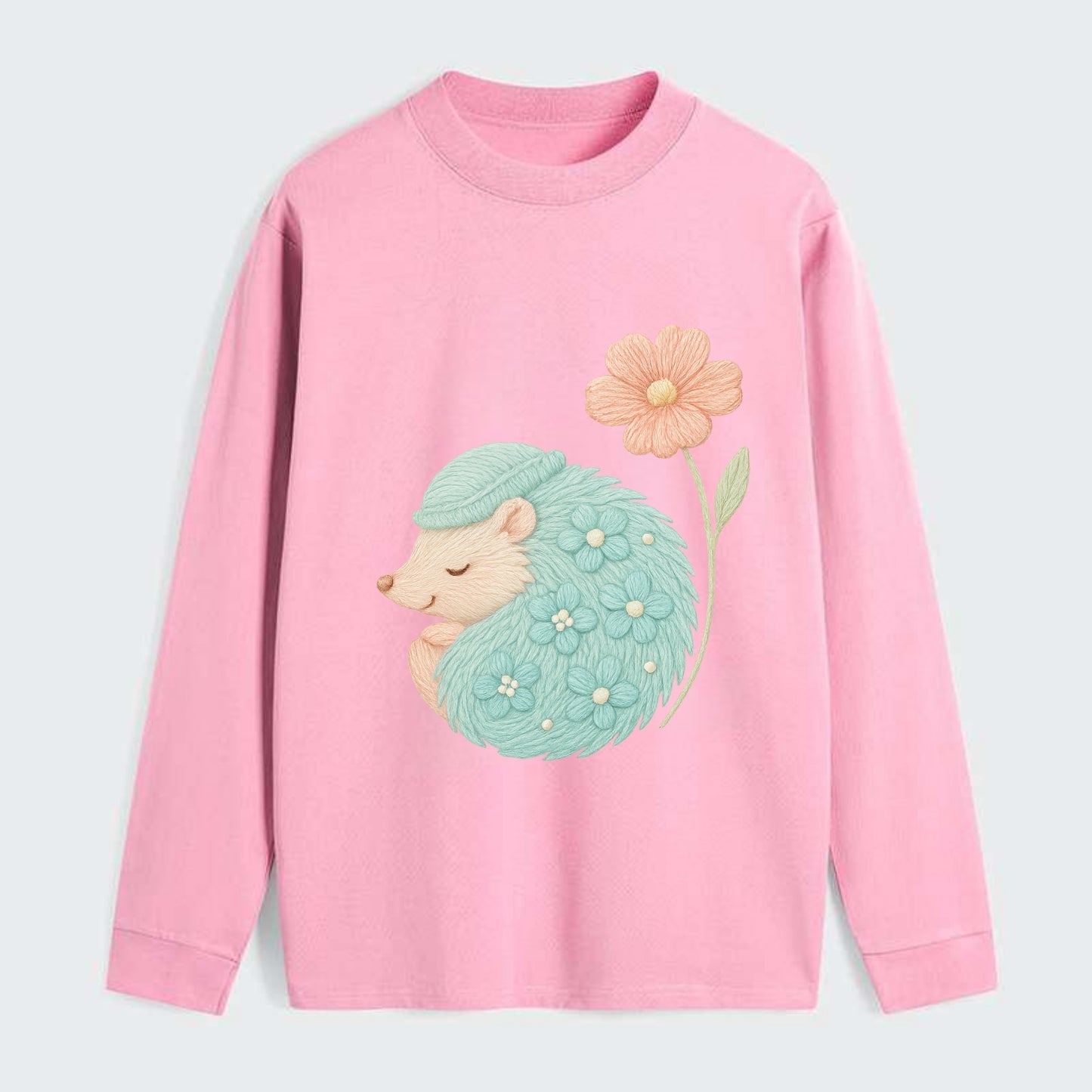 Aqua Hedgehog - Classic Long Sleeve Shirt - Pink