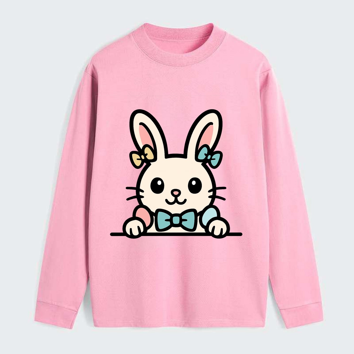 Easter Bunny  - Classic Long Sleeve Shirt - Pink