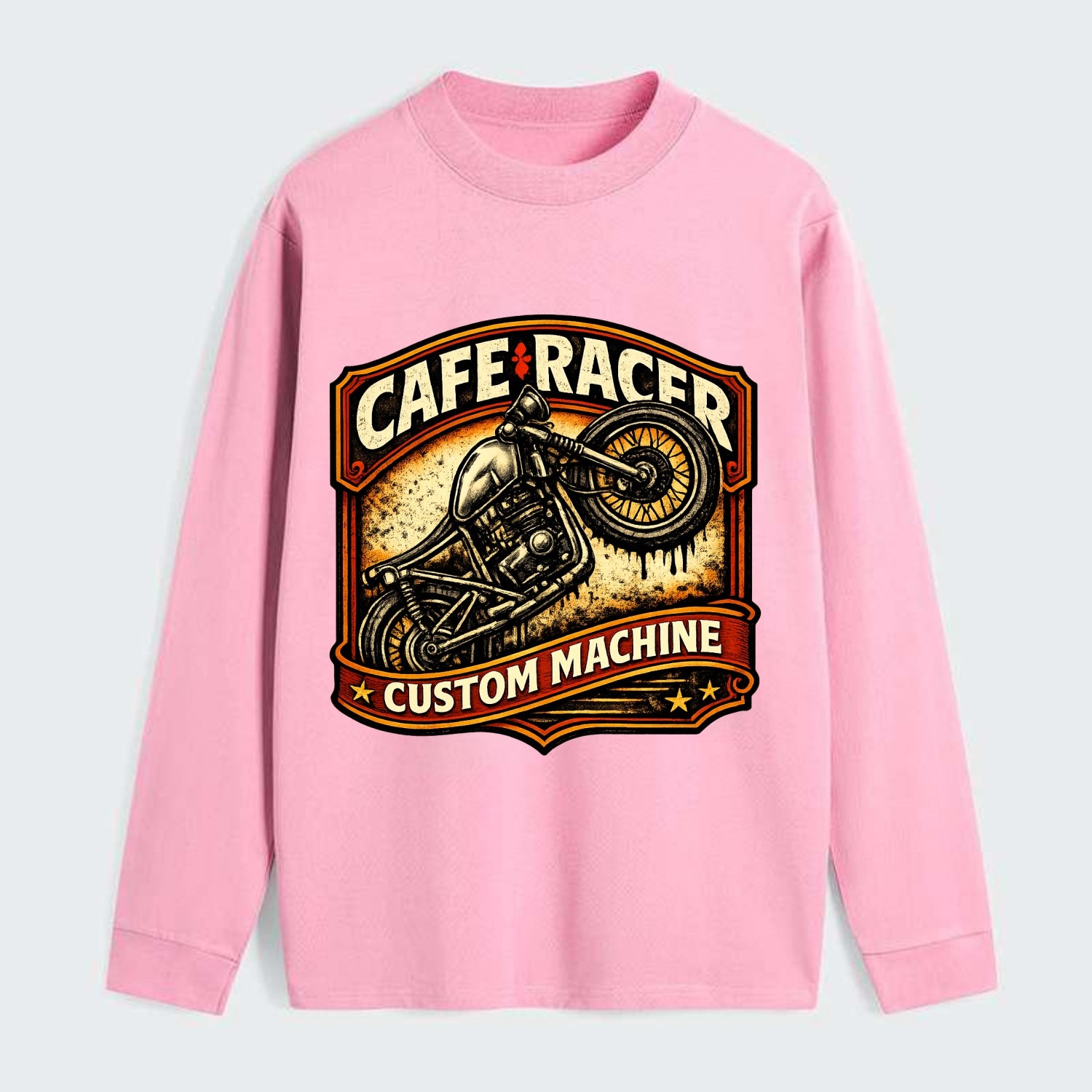 Cafe Racer - Classic Long Sleeve Shirt - Pink