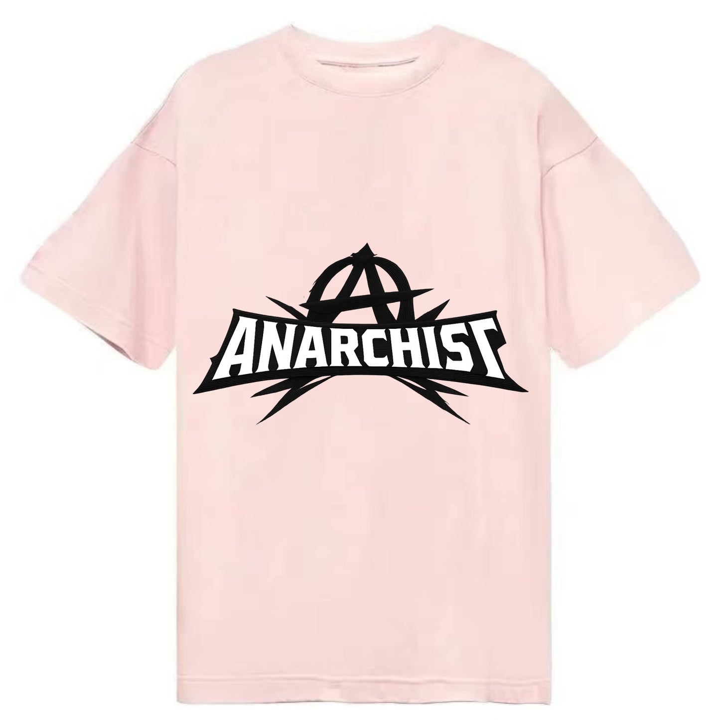 Bold typography design - "ANARCHIST" - no masters, self-governed - Classic T-shirt - Pink