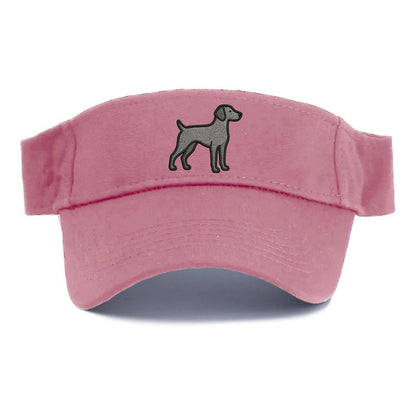 Weimaraner - Trendy gray ghost design wi - Visor - Pink