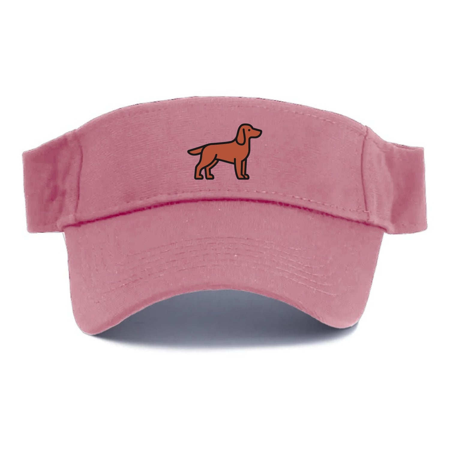 Irish Setter - Red/chestnut flat side profile - Visor - Pink