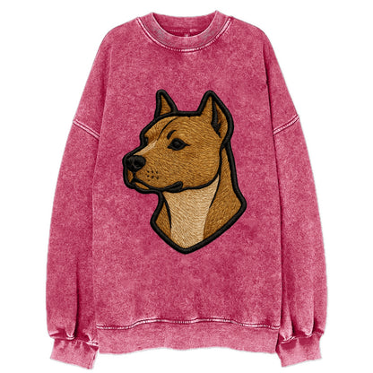 American Staffordshire Terrier - Modern - Vintage Sweatshirt - Pink