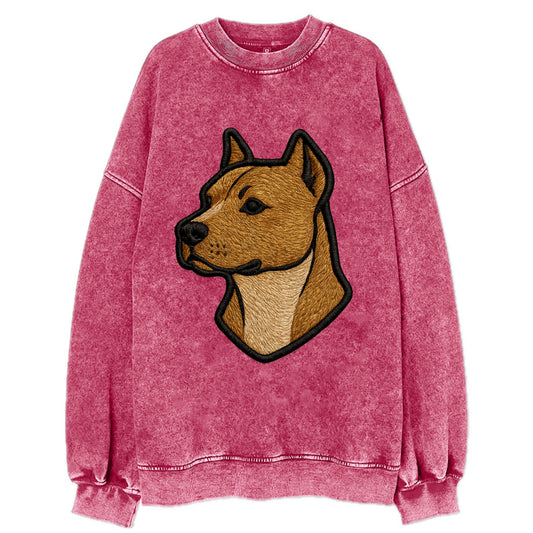 American Staffordshire Terrier - Modern - Vintage Sweatshirt - Pink
