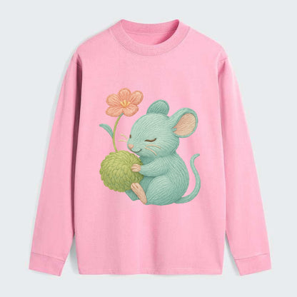 Mint Mouse - Classic Long Sleeve Shirt - Pink