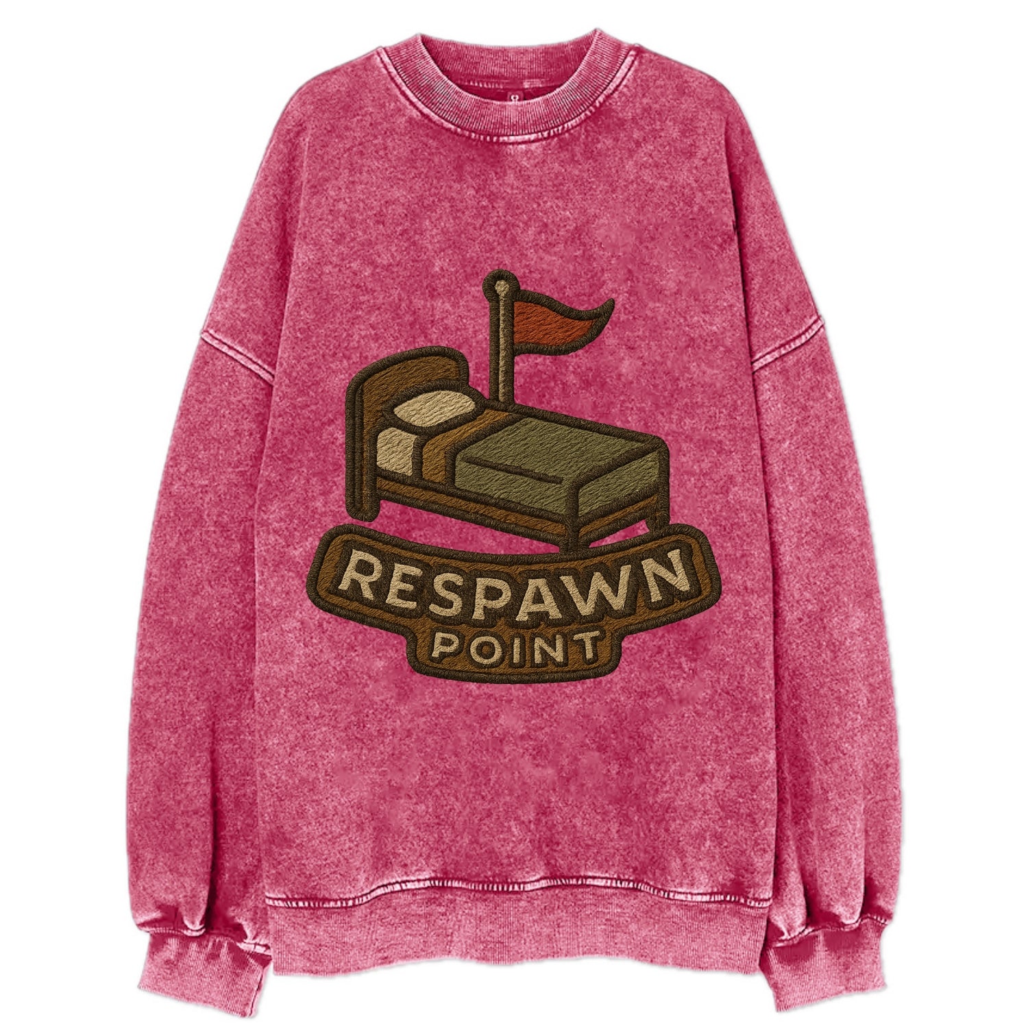 Respawn Point  - Vintage Sweatshirt - Pink