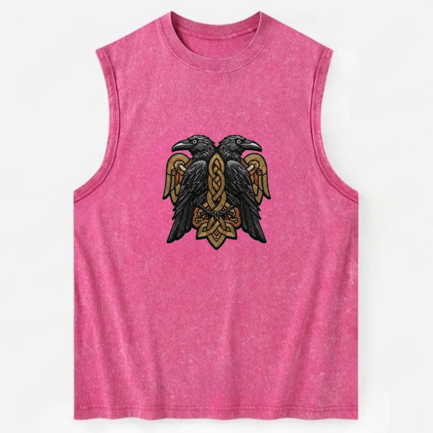 Odin's Ravens - Vintage Washed Tank - Pink