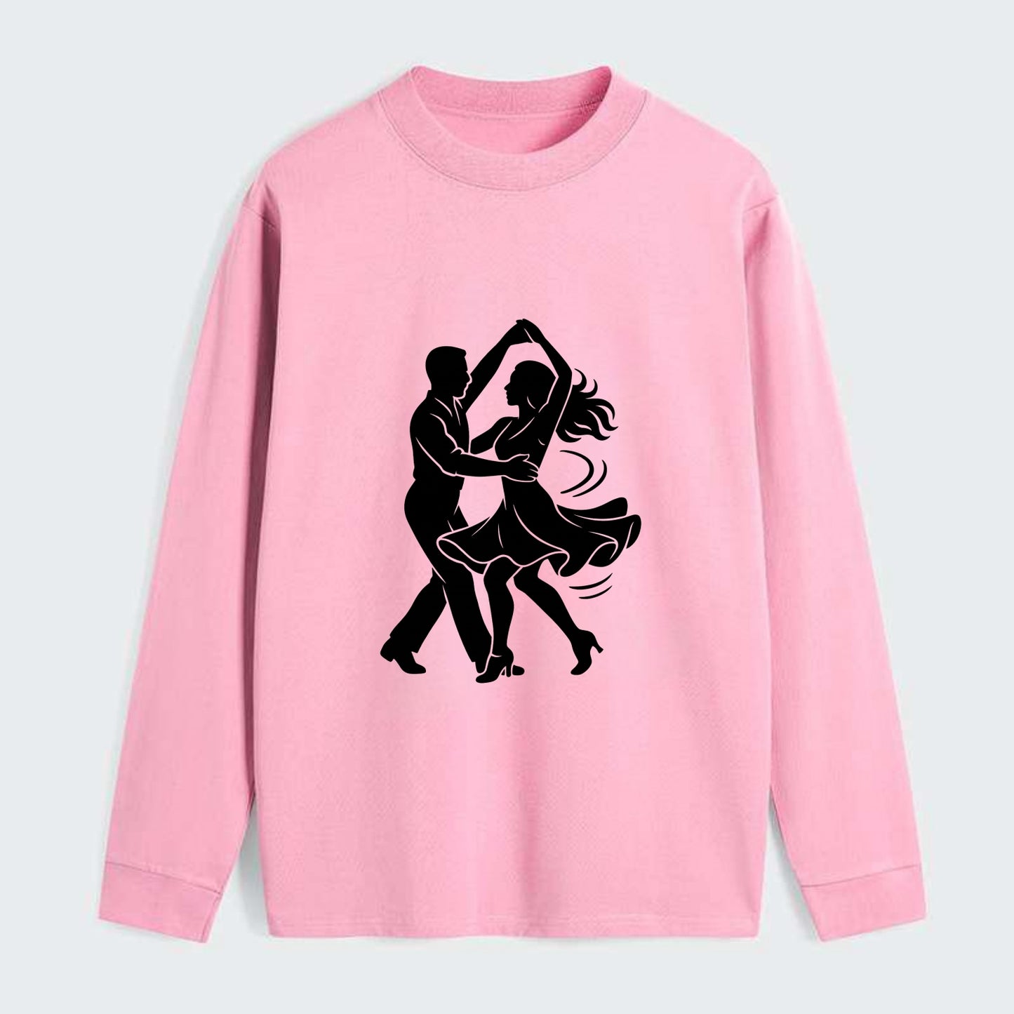 Salsa dancers spinning turn - Classic Long Sleeve Shirt - Pink