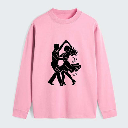 Salsa dancers spinning turn - Classic Long Sleeve Shirt - Pink