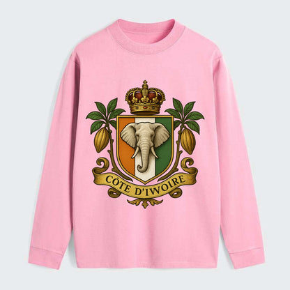 Ivory Coast Royal Logo - Classic Long Sleeve Shirt - Pink
