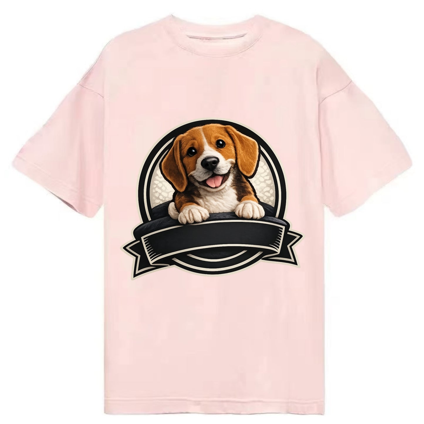 Paws Up Beagle - Classic T-shirt - Pink