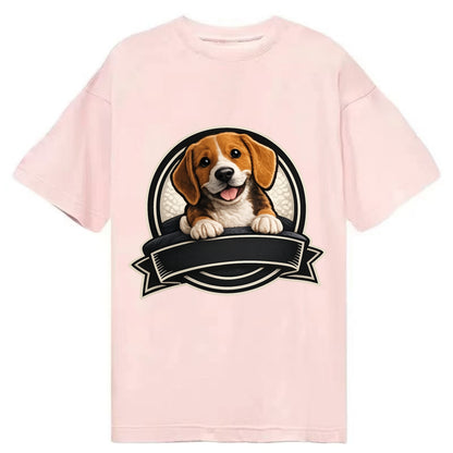 Paws Up Beagle - Classic T-shirt - Pink