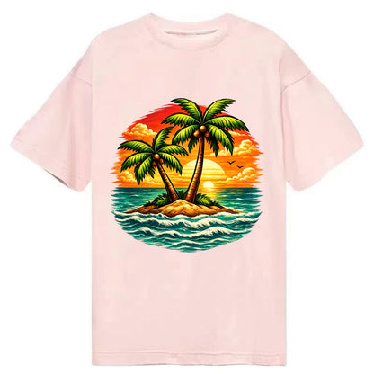 Tropical Island - Classic T-shirt - Pink
