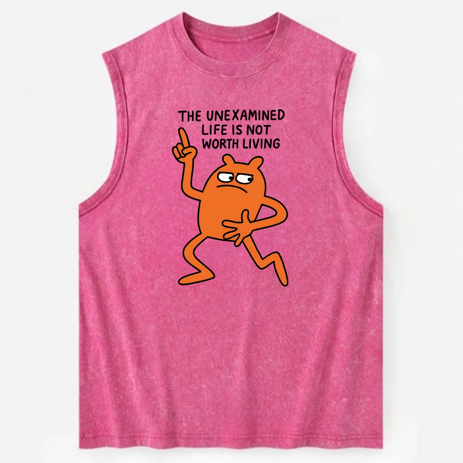 SIDE EYE PROFESSIONAL | Eyes looking sideways - Vintage Washed Tank - Pink