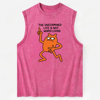 SIDE EYE PROFESSIONAL | Eyes looking sideways - Vintage Washed Tank - Pink