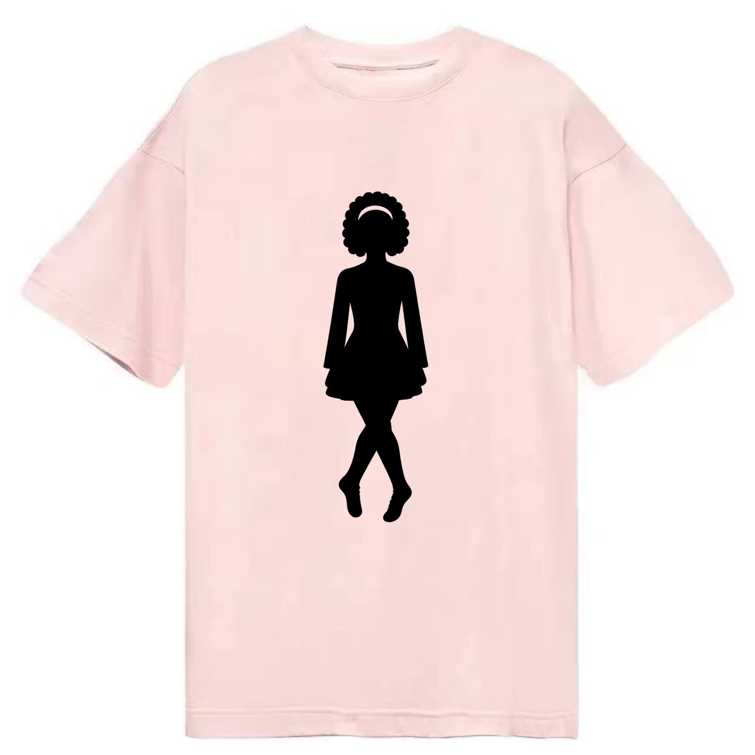 Irish step dancer traditional pose - Classic T-shirt - Pink