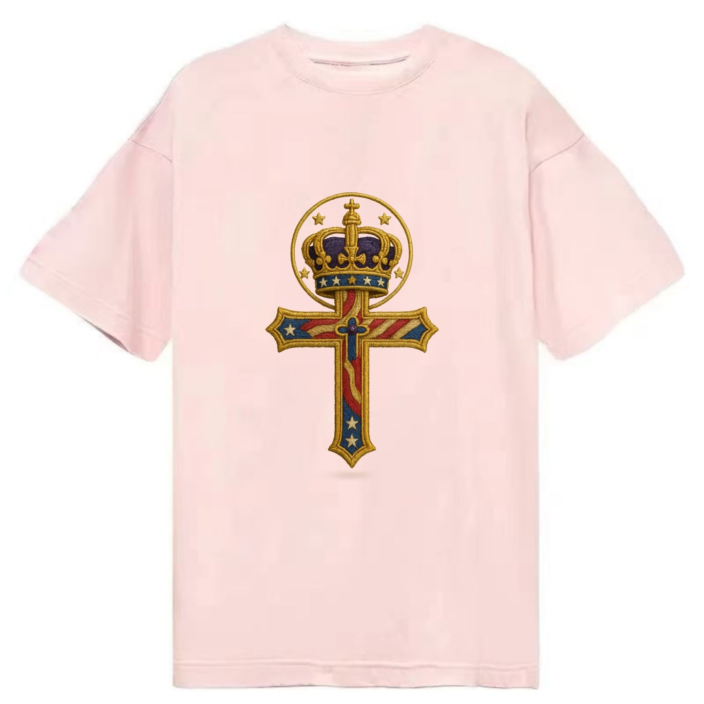 Cross and Crown  - Classic T-shirt - Pink