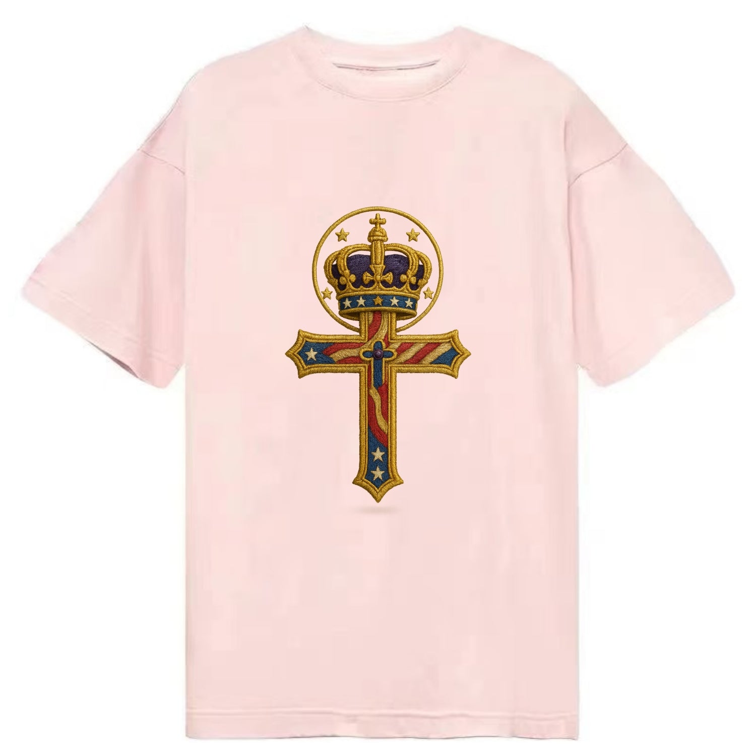 Cross and Crown  - Classic T-shirt - Pink