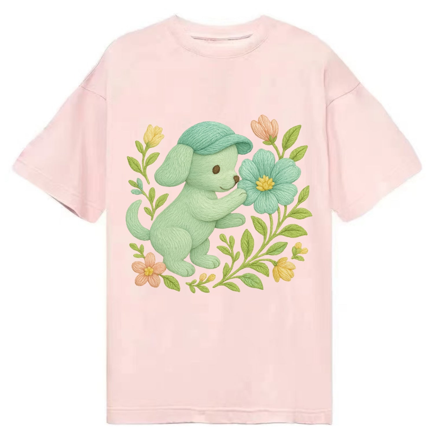 Mint Puppy - Classic T-shirt - Pink