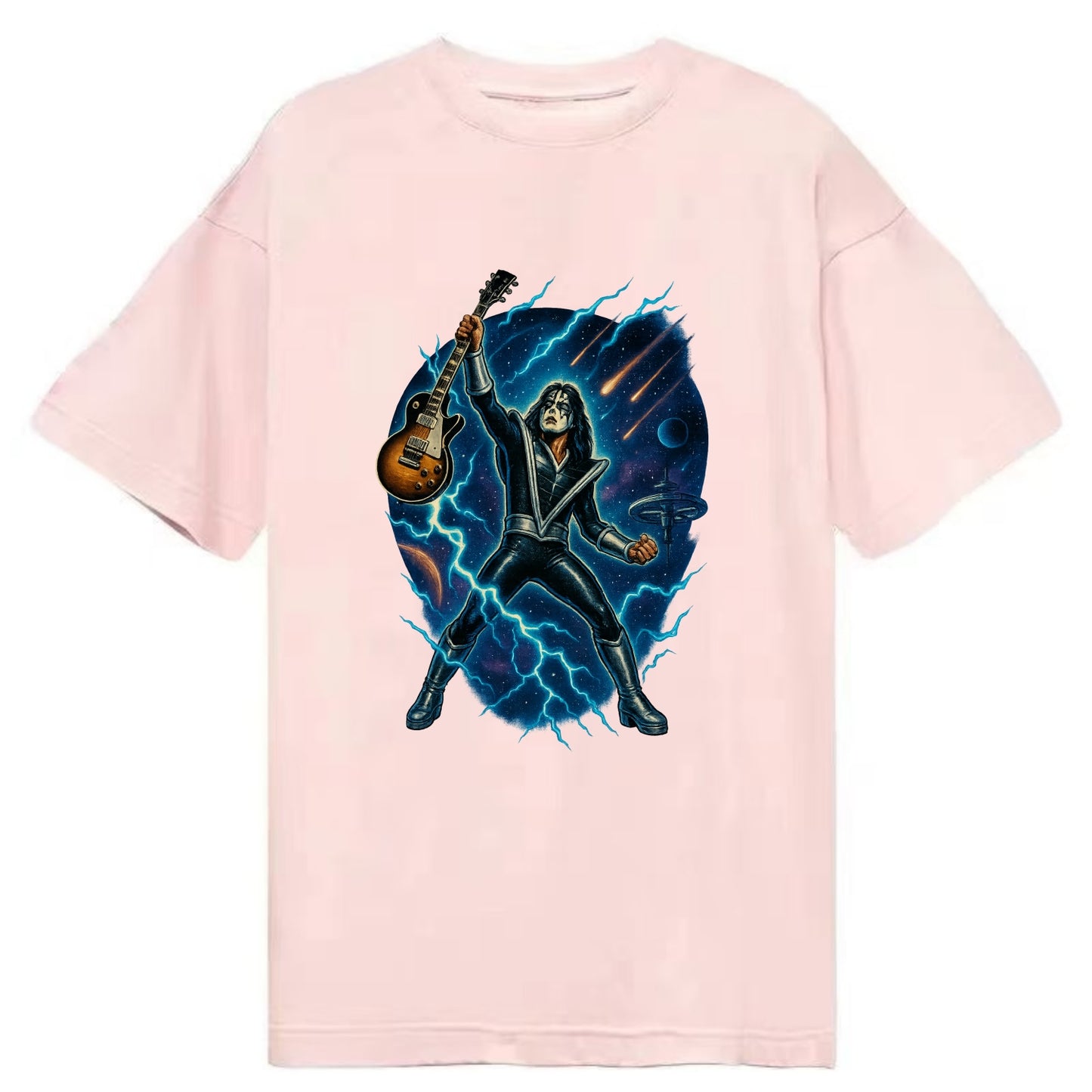 Ace Frehley Cosmic Solo - Classic T-shirt - Pink