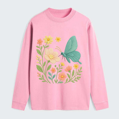 Mint Night Butterfly - Classic Long Sleeve Shirt