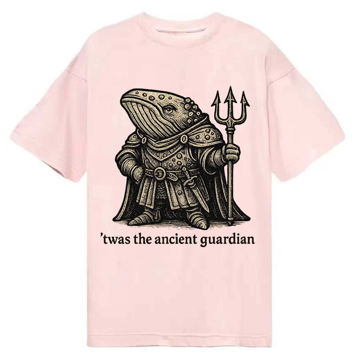 Whale Ancient Guardian  - Classic T-shirt - Pink