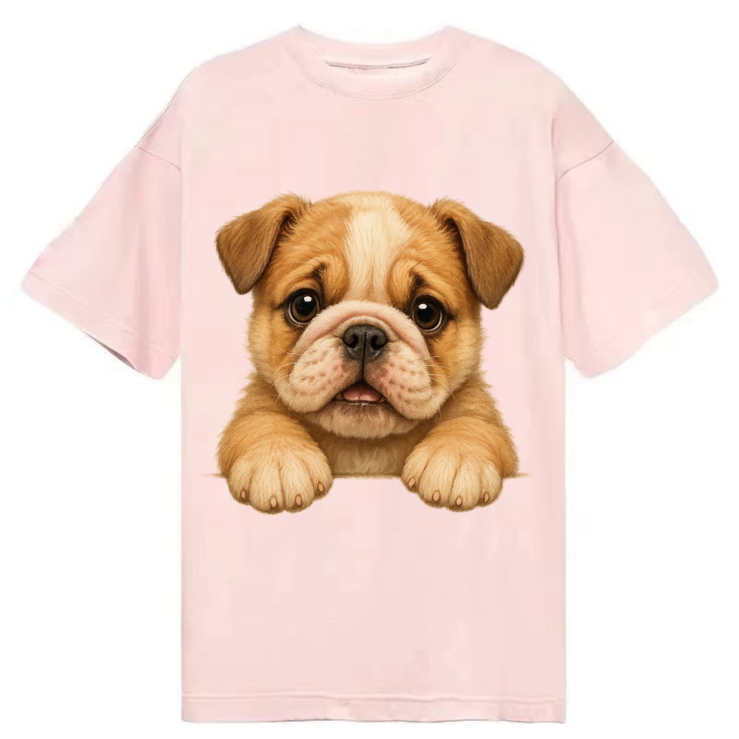 Bulldog  - Classic T-shirt - Pink