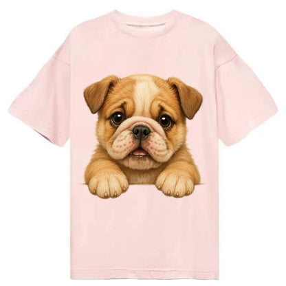 Bulldog  - Classic T-shirt - Pink