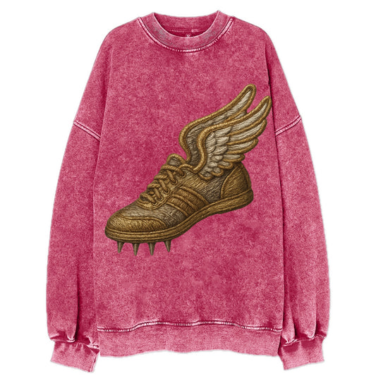 Track Shoe  - Vintage Sweatshirt - Pink