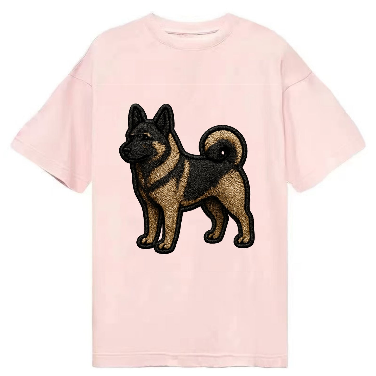 Norwegian Elkhound - Trendy Nordic desig - Classic T-shirt - Pink