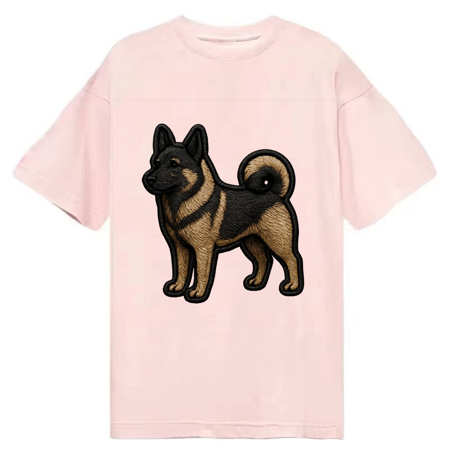 Norwegian Elkhound - Trendy Nordic desig - Classic T-shirt - Pink