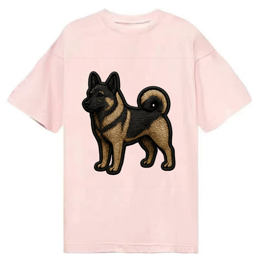 Norwegian Elkhound - Trendy Nordic desig - Classic T-shirt - Pink