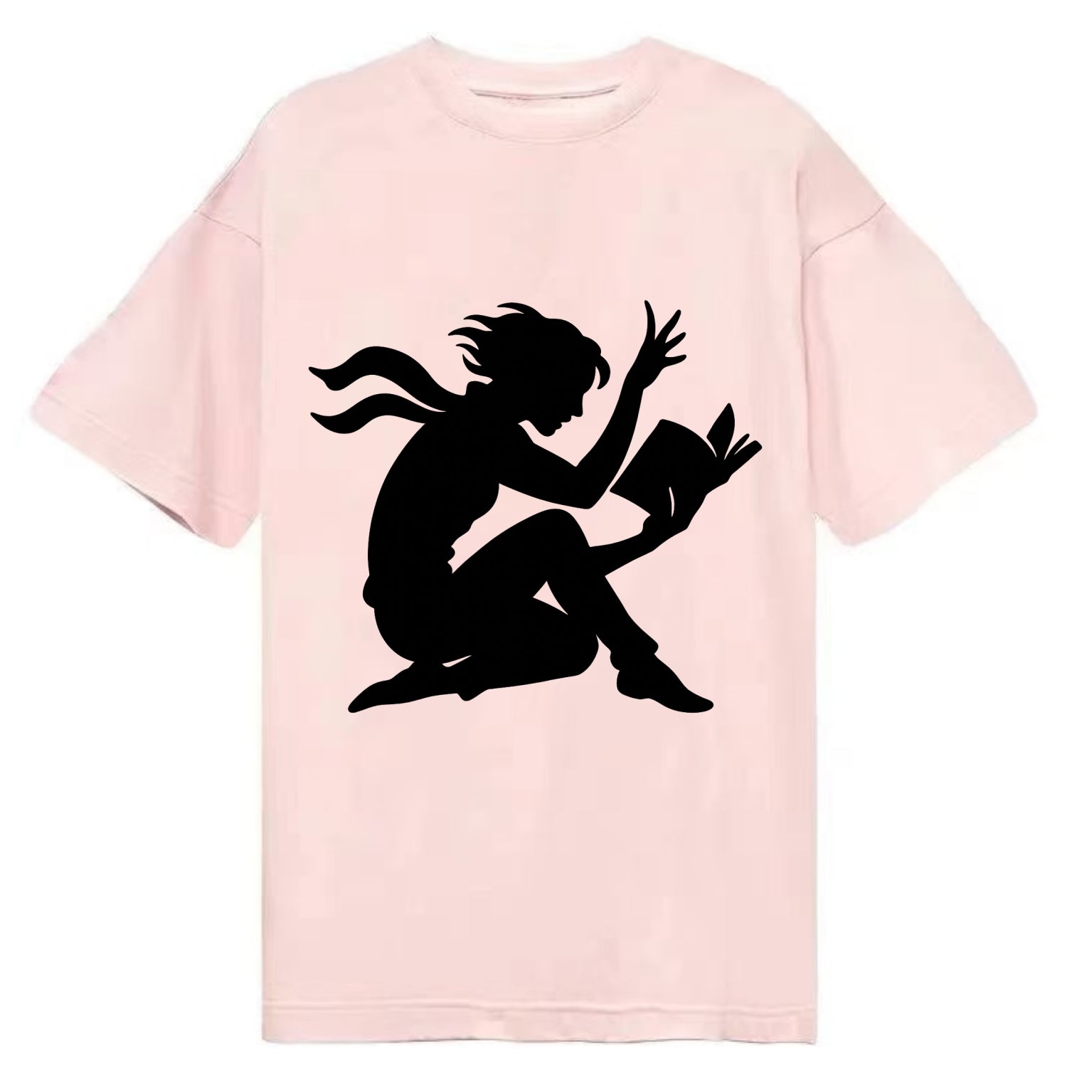 Reader lost in book moment - Classic T-shirt - Pink